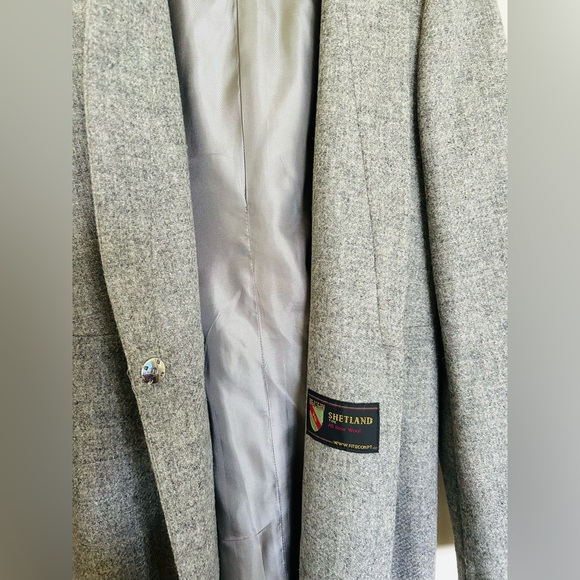 Zara Women's Wool Gray Coat - Picture 8 of 11